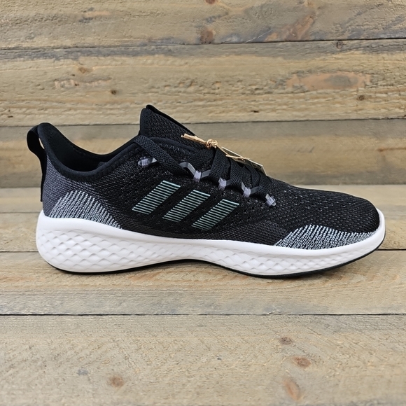adidas Fluidflow 2.0 Women's Running Sportswear Shoes Black Grey - Picture 7 of 12